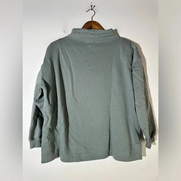 Vintage 90’s Floral Mock Neck Chunky Knit Sweater - Picture 2 of 4